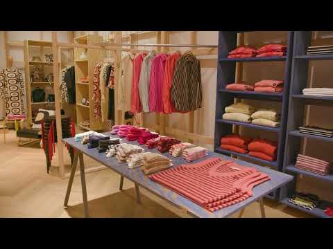 Bem-vindo à Marimekko 97 Wooster Street, Nova York.