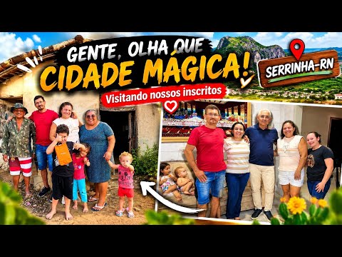 QUE LUGAR ENCANTADOR! 😍⛰️ Conhecemos Serrinha-RN e Visitamos Nossos Inscritos 