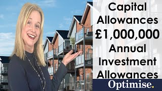 £1 Million Capital Allowances claim - Annual Investment Allowance (AIA)