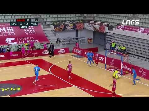 Gol Dani Santos (3-3) ElPozo Murcia - Viña Albali Valdepeñas. J1, 1Div. LNFS