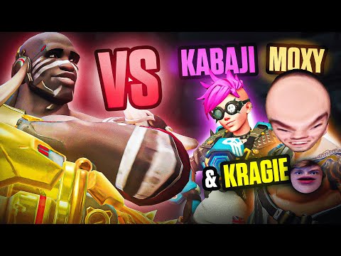 HARD TILTING STREAMERS W/ REACTIONS AS DOOMFIST ft M0xy Kragie and Kabaji