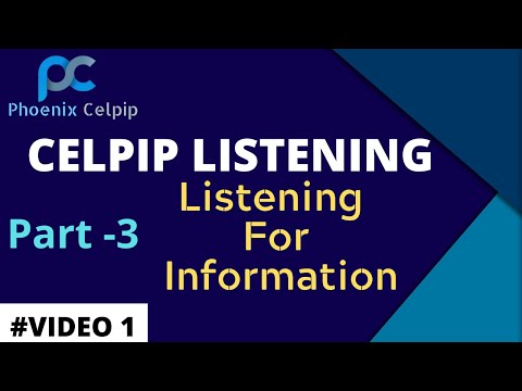 セルピップ・リスニングテスト パート3｜リスニング対策｜セルピップ・リスニングテスト・プラクティス (Celpip Listening Test Part - 3 | Listening For Information | Celpip Exam Listening Practice)