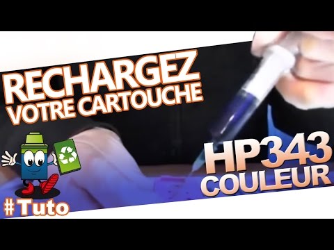 comment remplir les cartouches d'encre hp