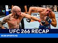 Alexander Volkanovski Defeats Brian Ortega in THRILLING Fight | FULL UFC 266 Recap | CBS Sports HQ