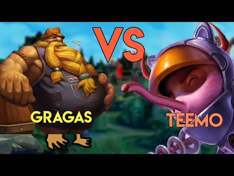 Trinity Gragas vs Teemo || Split pushing and PRESSURING the map