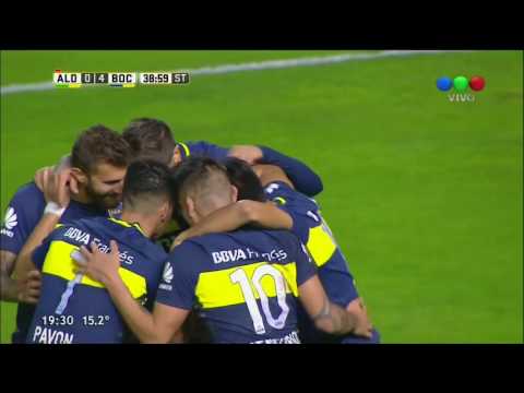 Gol de Silva (0-4) / Aldosivi 0-4 Boca Juniors - Fecha 28 Torneo Argentino 2016/17