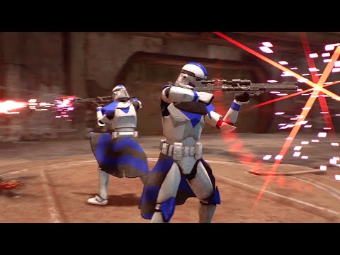 Arc Troopers vs Bounty Hunters - STAR WARS JEDI FALLEN ORDER NPC Wars
