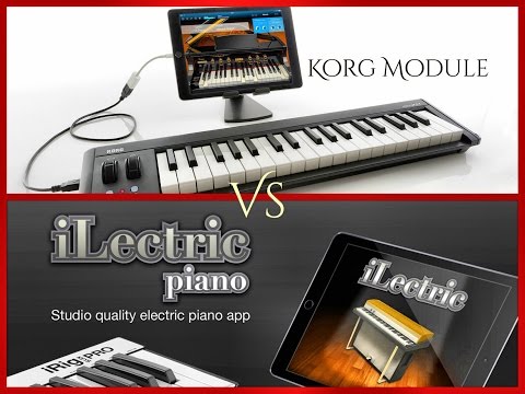 Korg Module VS IK Multimedia iLectric, Demo for the iPad
