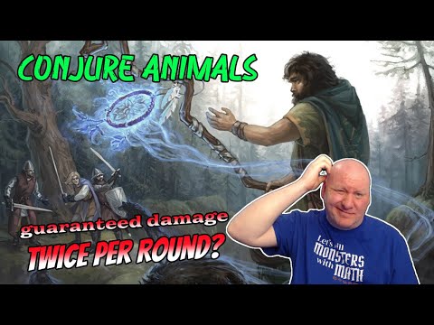 Conjure Animals does double damage? Dnd 5.5