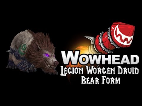 Legion Worgen Druid Bear Form