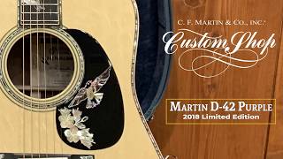 Video thumbnail for Martin Guitar Limited Editions D-42 Purple by SOUND EnterMaNia SOUND