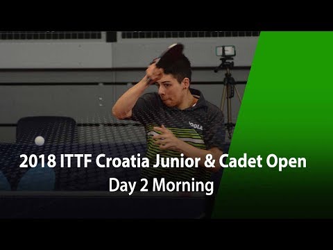 2018 ITTF Croatia Junior & Cadet Open - Day 2 (Morning)