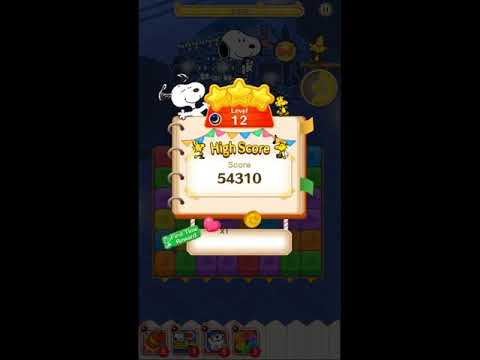 Snoopy Puzzle Journey Night Mode Level 12 - NO BOOSTERS 🐶🧩🧳 | SKILLGAMING ✔️