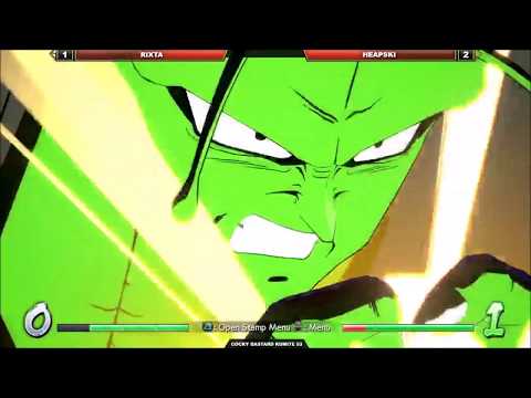 -DBFZ- Rixta (Piccolo-GTGoku-SSJGoku) Vs Heapski (Hit-Baseku-SSJGoku) Cocky Bastard Kumite 53