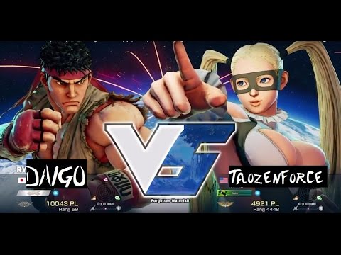 【 スト５ 】 SF5 / V - taozenforce (R.Mika) vs MCZ Daigo Umehara (Ryu) - Can you beat the Legend ?