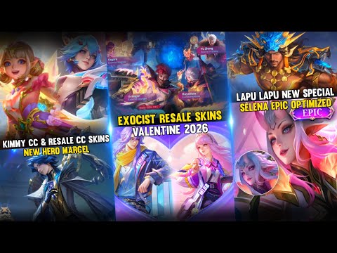 7 RESALE COLLECTOR & LUCKYBOX SKINS | EXORCIST RESALE SKINS | VALENTINE 2026 SKINS | NEW HERO MARCEL