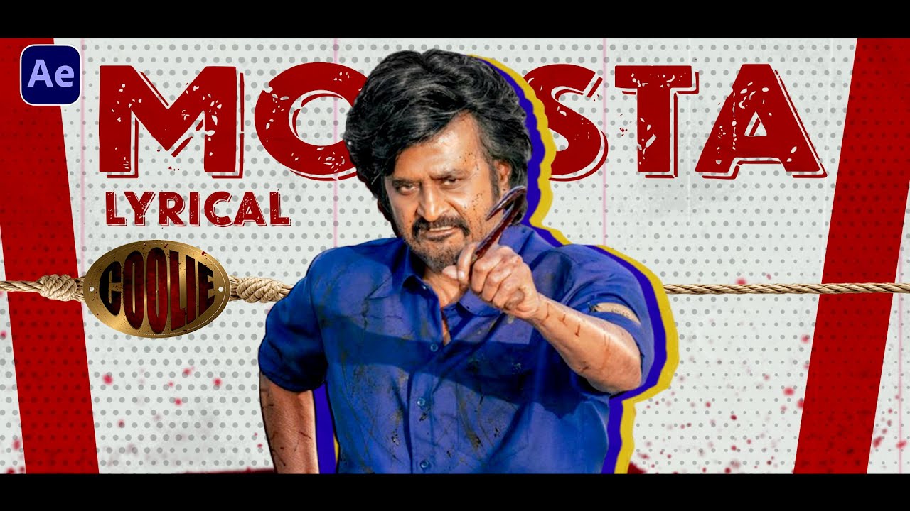 Mobsta – Lyric Video After Effects Template