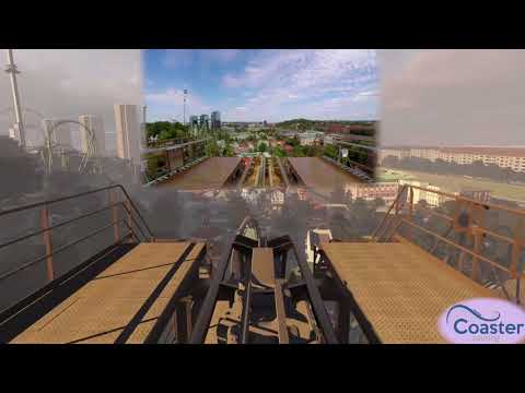 Valkyria Liseberg POV On Ride Reality Vs Animation 2018