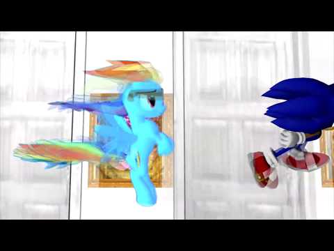 Ultra Instinct Rainbow Dash : Sonic Goes to IDW -Unused Scene#1