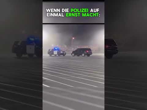 Polizei zeigt coole Taktik für Verfolgungsjagd!