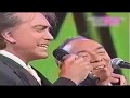José Luis Rodriguez con el famoso trío "Los Panchos" interpreta "Perdón"