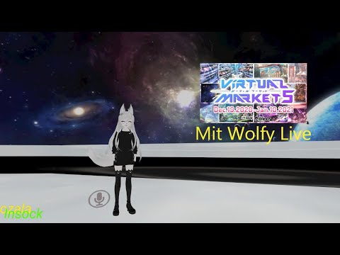 Vrchat Virtual Market 5  002 Live mit Wolfy(GERVTuber)