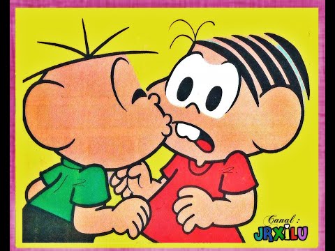 Mônica e Cebolinha em O vendedor de seguros - Gibis Quadrinhos Turma da Mônica