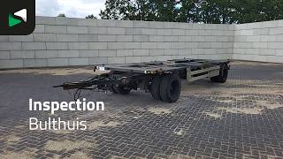 Приколка за превоз на контејнери Bulthuis ASG A 06 2 axles BPW Steering | Слика 4 - Autoline