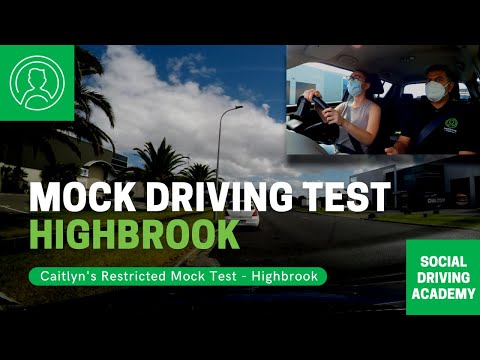 Caitlyn Restricted Mock Driving Test - Highbrook  🚗