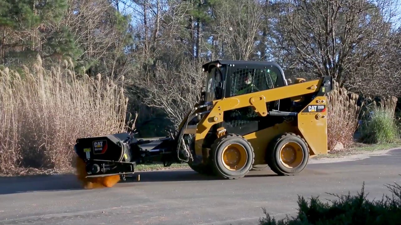 Översikt över Cat® BA118C vinklingsbar sopborste