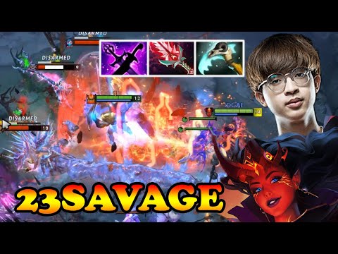 23SAVAGE SMURFING ACCOUNT QUEEN OF PAIN META CARRY BLOODTHORN HEX PHYSICAL ATTACK BUILD | DOTA2ORBS