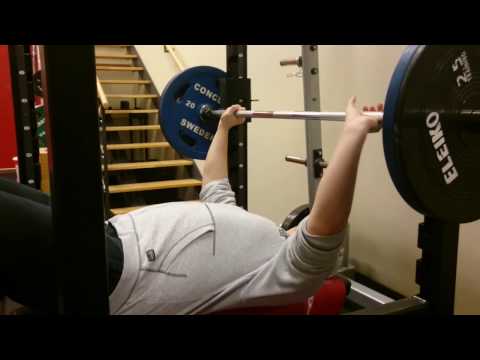 bench press 65 kg 3x1