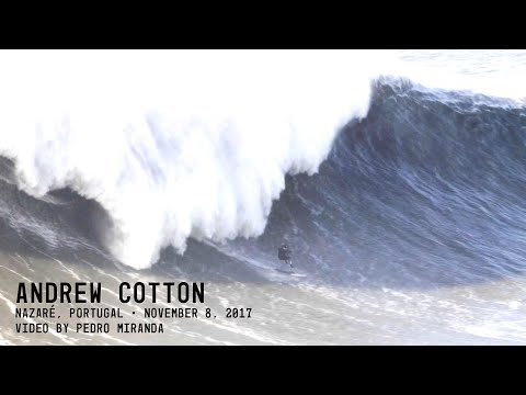 Andrew Cotton's back-breaking wipeout at Nazaré