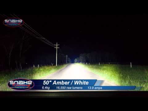 Rigid industries 50" Amber White Flood / Spot Combo