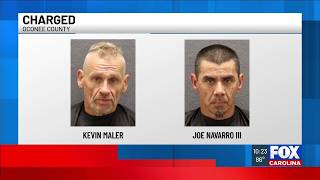 2 accused of using brass knuckles, knife during Oconee Co. armed robbery