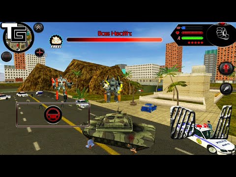 Robot Shark By Naxeex Corp #3 | Boss Vs Tank - Android GamePlay FHD