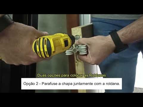 Kit para Porta de Correr Emendado Alumínio Branco - Passo a Passo Completo [AL-FER]