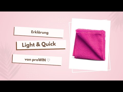 Erklärung Light & Quick von proWIN ♡
