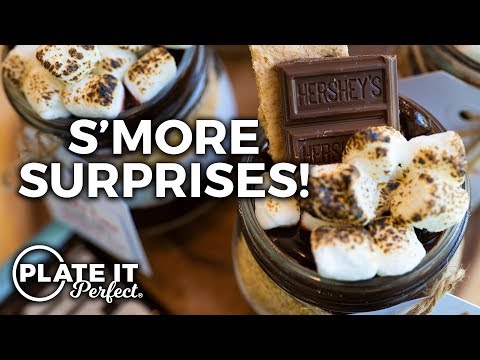 Homemade S'more Surprises In A Jar! | Plate It Perfect