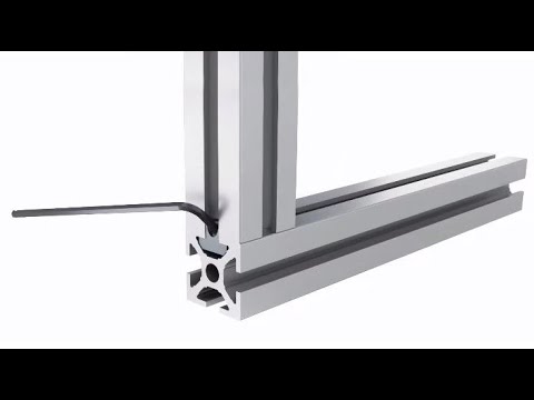 Aluprofile leitfähig verbinden – einfach mit dem Spannverbinder S