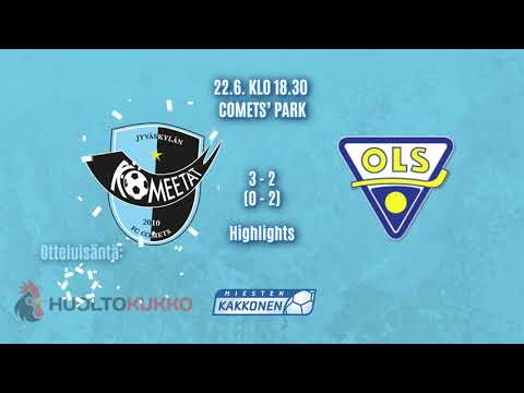 Komeetat - OLS 3-2 (0-2) 22.6.2022 Highlights