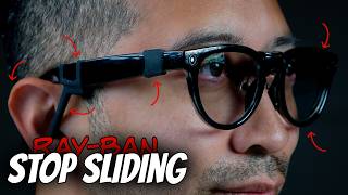 Verhindern Sie, dass Ray-Ban Metas über Ihr Gesicht rutschen