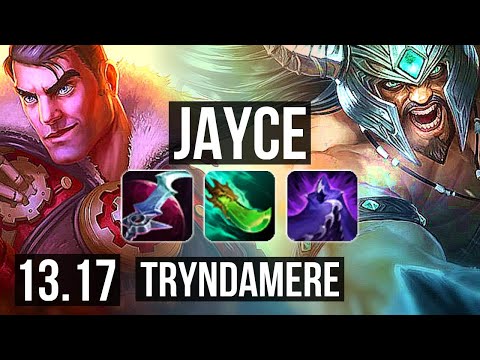 JAYCE vs TRYNDA (TOP) | 600+ games, 12/3/6 | NA Master | 13.17