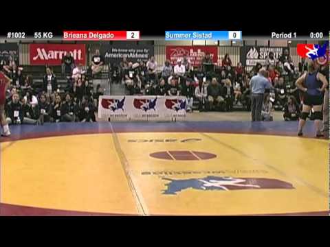 2011 U.S. Open SAT WM 55 KG: Brieana Delgado vs. Summer Sistad Champ. Round 1