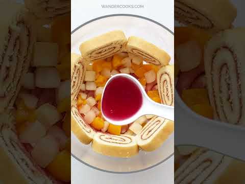 Super Easy Australian Trifle with Custard