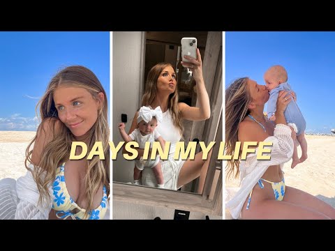 bikini try on haul, beach day & a night in our lives!