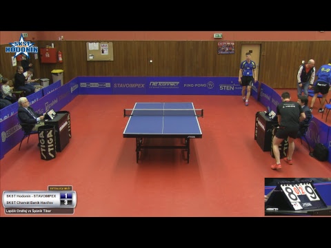 EXTRALIGA STOLNÍ TENIS - SKST Hodonín - STAVOIMPEX vs SKST Charvát Baník Havířov