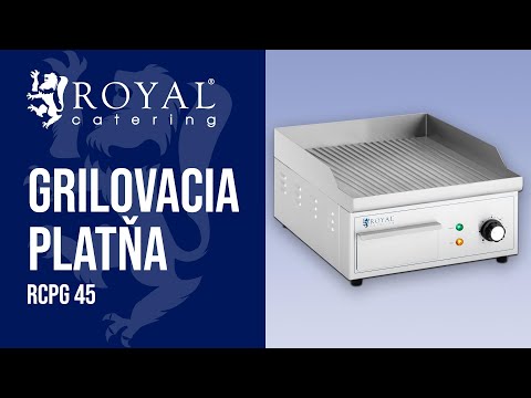 Video - Grilovacia platňa - 380 x 330 mm - 1 – 2 000 W