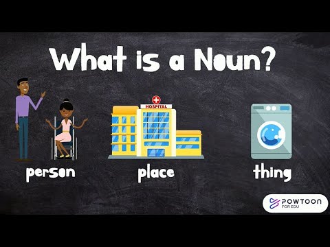 What is the meaning of nouns?