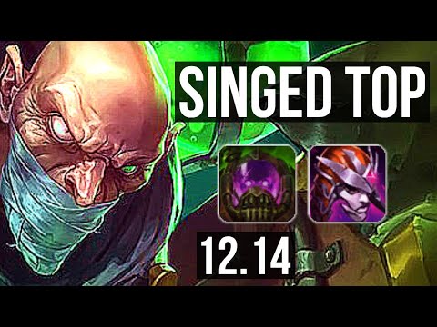 SINGED vs JAYCE (TOP) | 4/0/3, 1700+ games, 2.1M mastery, Rank 9 Singed | EUW Master | 12.14
